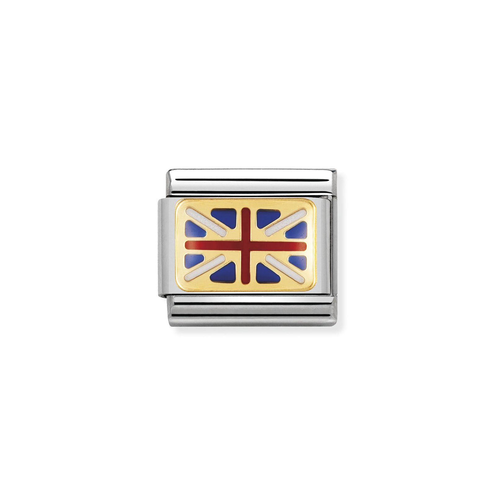 Nomination 030234/06 Classic Union Jack Flag In Stainless Jewellery