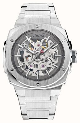 Alpina Alpiner Extreme (40.4mm) Grey Skeleton Dial / Stainless Steel Bracelet AL-520GSKT3AE6B