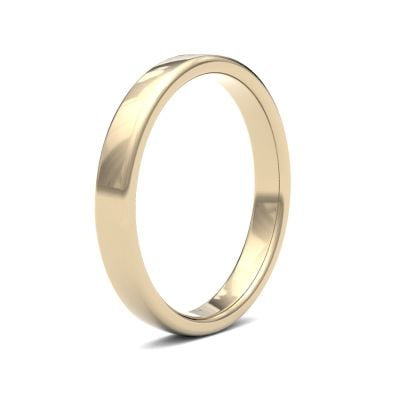 James Moore Wedding Ring  | 3mm | Medium | Size Soft Court | AG_3LMS-9Y AG_3LMS-9Y