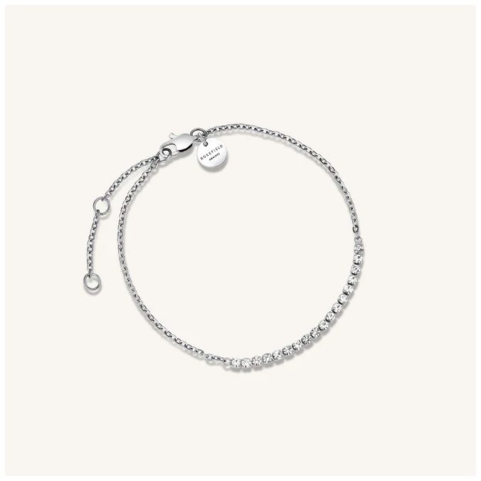Rosefield Jewellery JBTCS-J910 Tennis Crystal Clear Silver