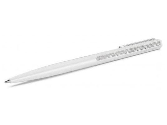 Swarovski 5678183 Shimmer Ballpoint Pen White Lacquered Jewellery