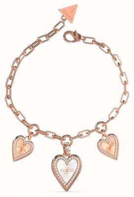 Guess Love Me Tender Bracelet Rose Gold JUBB03235JWRHRGL