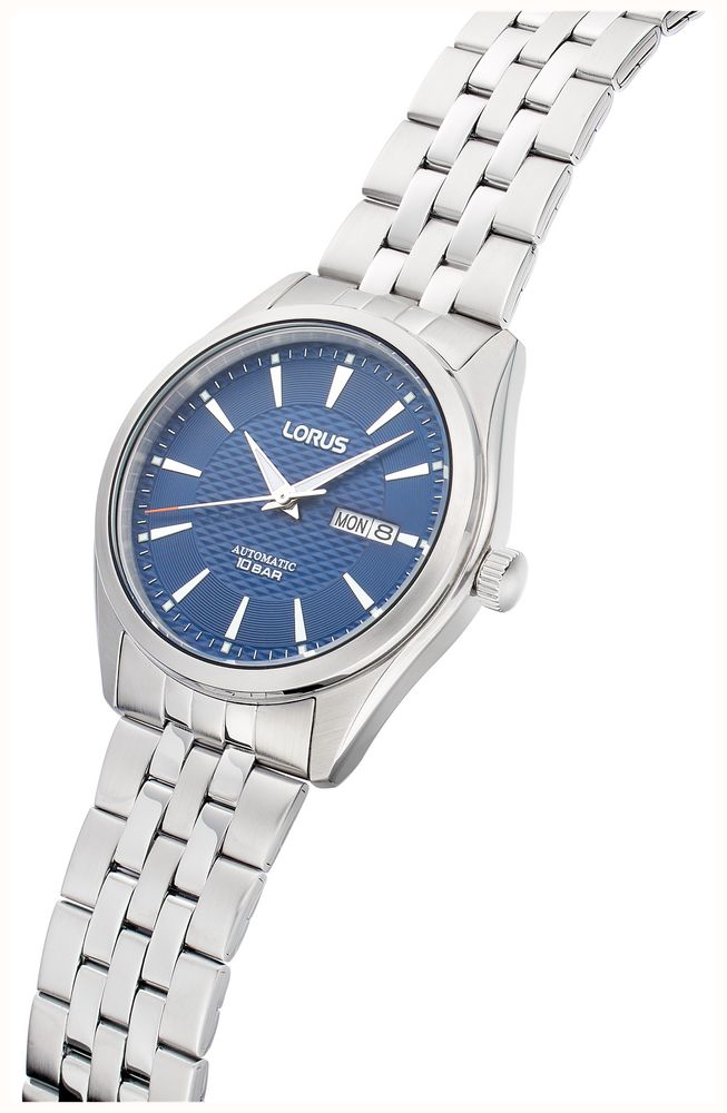 Lorus Elegant Sports Day/Date Automatic (42mm) Blue Sunray Dial / Stainless Steel Bracelet RL485BX9 EX-DISPLAY - alternate view 2