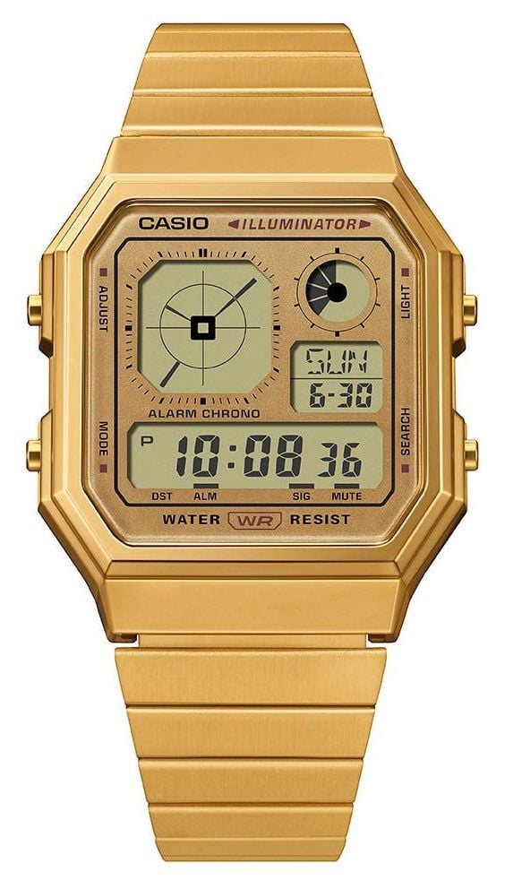Casio A130WEG-9AEF Vintage Illuminator (33.9mm) Digital Watch