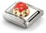 Nomination Classic Red Coral Flower Charm 030522/11 - alternate view 2