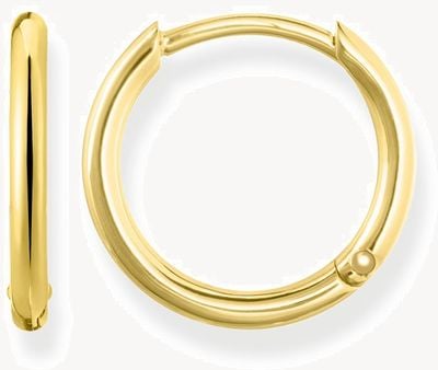 Thomas Sabo Women's Glam And Soul Small Hinged Hoops Gold CR608-413-12