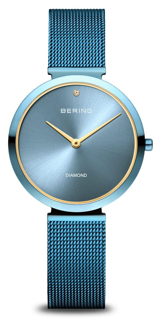 Bering 18132-CHARITY1 Charity | Arctic Blue Sunray Dial With Watch