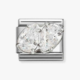 Nomination Classic Silver & Zirconia Double Drop Charm 330329/09
