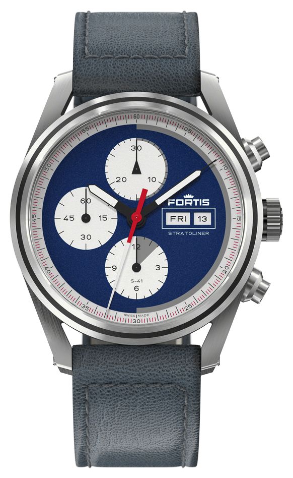 FORTIS F2340017 Stratoliner S-41 Automatic Blue Japan (41mm Watch