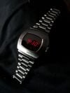 Customer picture of Hamilton American Classic PSR Digital Quartz (41mm) Black & Red Display / Stainless Steel Bracelet H52414130