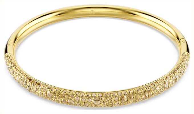 Swarovski Sublima Bangle Snow Pavé, White, Gold-tone Plated M 5723337