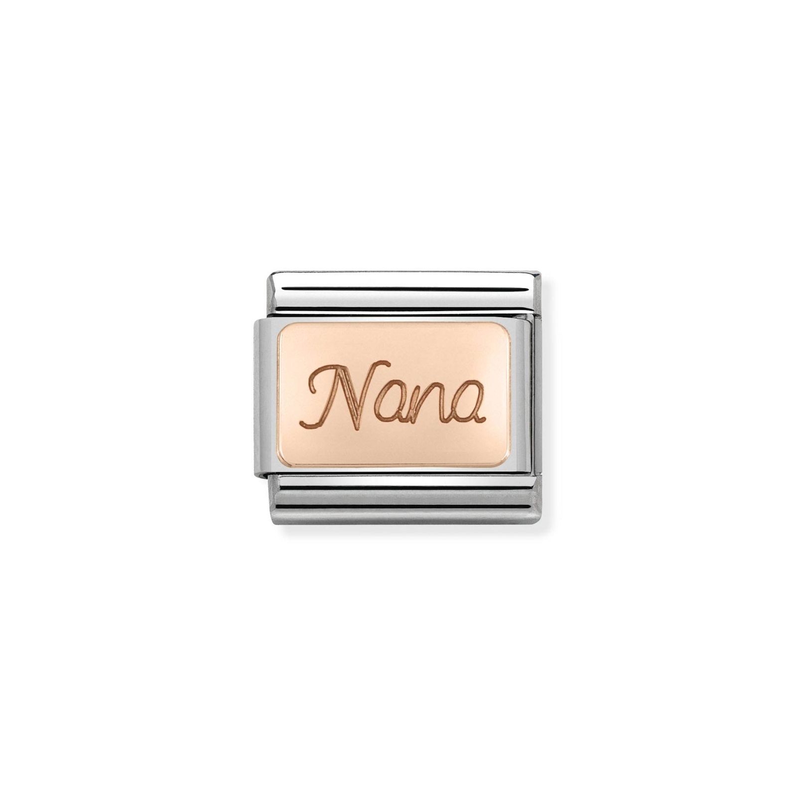 Nomination 430108/01 Classic Nana 9ct Rose Gold & Steel Jewellery