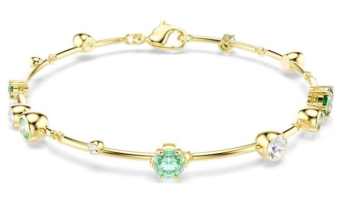 Swarovski 5722478 Constella Bracelet, Mixed Cuts, Green, Jewellery