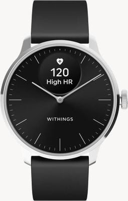 Withings ScanWatch Light - Hybrid Smartwatch (37mm) Black Dial / Black Premium Sport Band HWA11-MODEL 5-ALL-INT