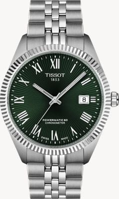 Tissot Ballade Automatic Chronometer (39mm) Green Dial / Stainless Steel Bracelet T1564081109300