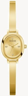 Guess PENELOPE Half-Bangle (21mm) Gold Sunray Dial / Gold PVD Stainless Steel Bracelet GW0924L2