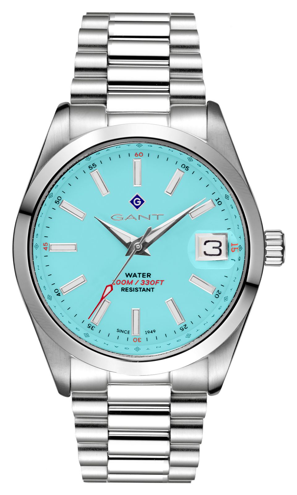 GANT G161019 Men's Eastham (42mm) Turquoise Dial / Stainless Watch