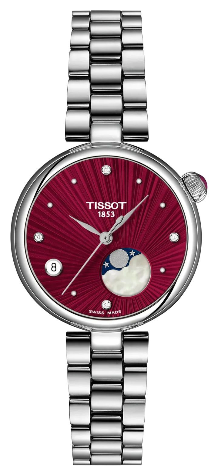 Tissot T1522231142600 Desir Moonphase Quartz (29.6mm) Red Watch