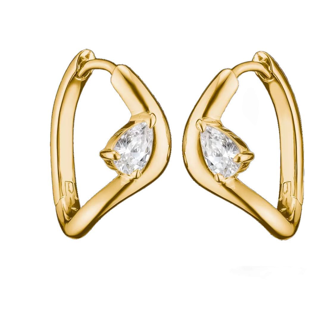 Thomas Sabo CR763-M01-14 Hoop Earrings With White Zirconia Jewellery