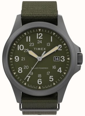 Timex Expedition Field Post Solar (41mm) Green Dial / Green Fabric Strap TW2V03700