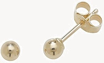Treasure House 9k Yellow Gold Ball Stud Earrings 3 mm ES201