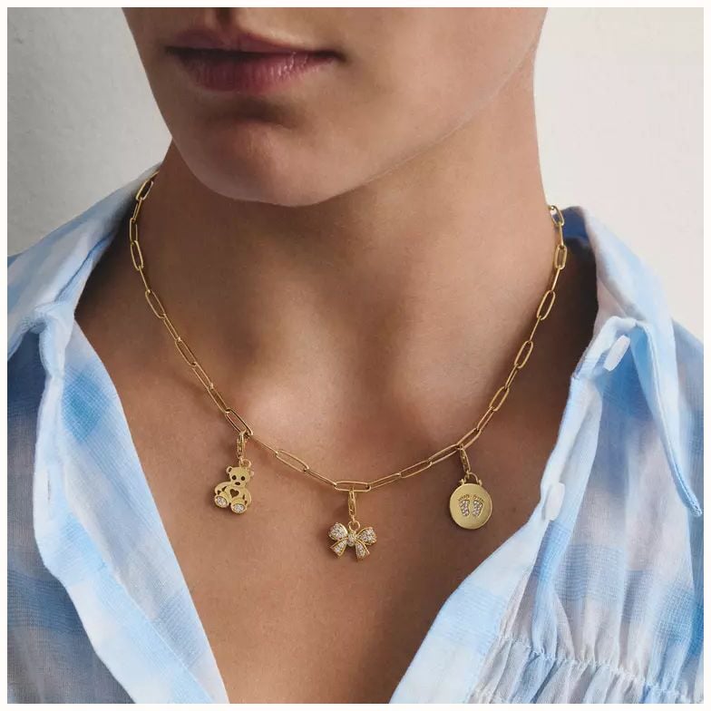 Thomas Sabo Thomas sabo Gold Plated Charm Necklace- Orignal X2092-S02-39-L45 - alternate view 3