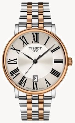 Tissot | Men's Carson | Silver Dial | Two-Tone Stainless Steel T1224102203300