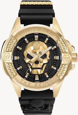 Philipp Plein THE $KULL High-Conic Black Dial / Black Strap PWAAA0221