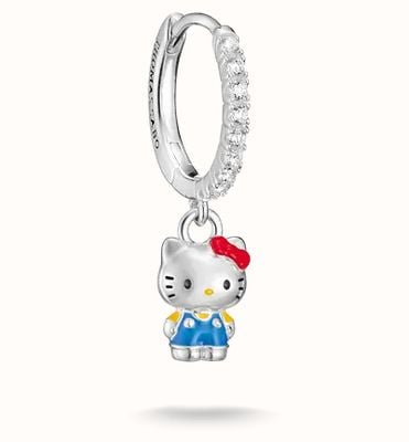 Thomas Sabo X Hello Kitty Blue Single Hoop Earring CR774-M06-7
