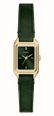 Fossil Raquel 18 mm Three-Hand Green Leather Watch ES5531