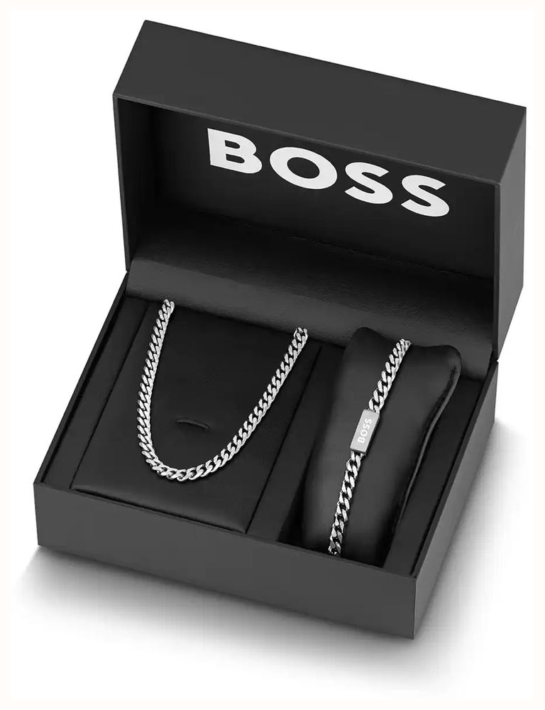 BOSS Jewellery Boss Necklace And Bracelet Gift Set 1570197 - alternate view 4