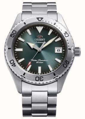 Orient Mako 40 Automatic (40mm) Green Sunray Dial / Stainless Steel Bracelet RA-AC0Q13E30B