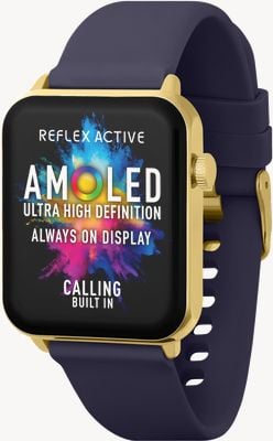 Reflex Active Series 30 Amoled Smart Watch (36mm) Blue Silicone Strap RA30-2190