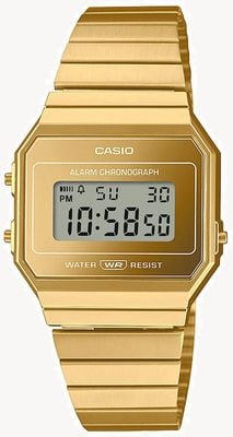 Casio Vintage Digital Alarm Chronograph A700 Series - Gold A700WEVG-9AEF