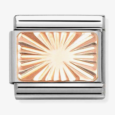 Nomination Rose Gold Classic Plate Charm Bead 430101/56