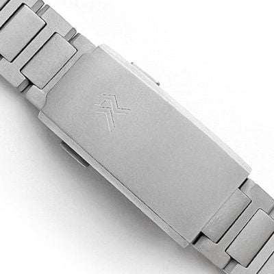 RZE UltraHex™ Titanium Bracelet Only - For Endeavour/UTD-8000 Watch ULTRAHEX-BEADBLASTED-BRACELET