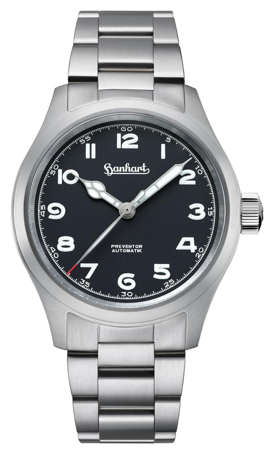 Hanhart 792.810-6429 PIONEER Preventor HD12™ (39mm) Black Watch