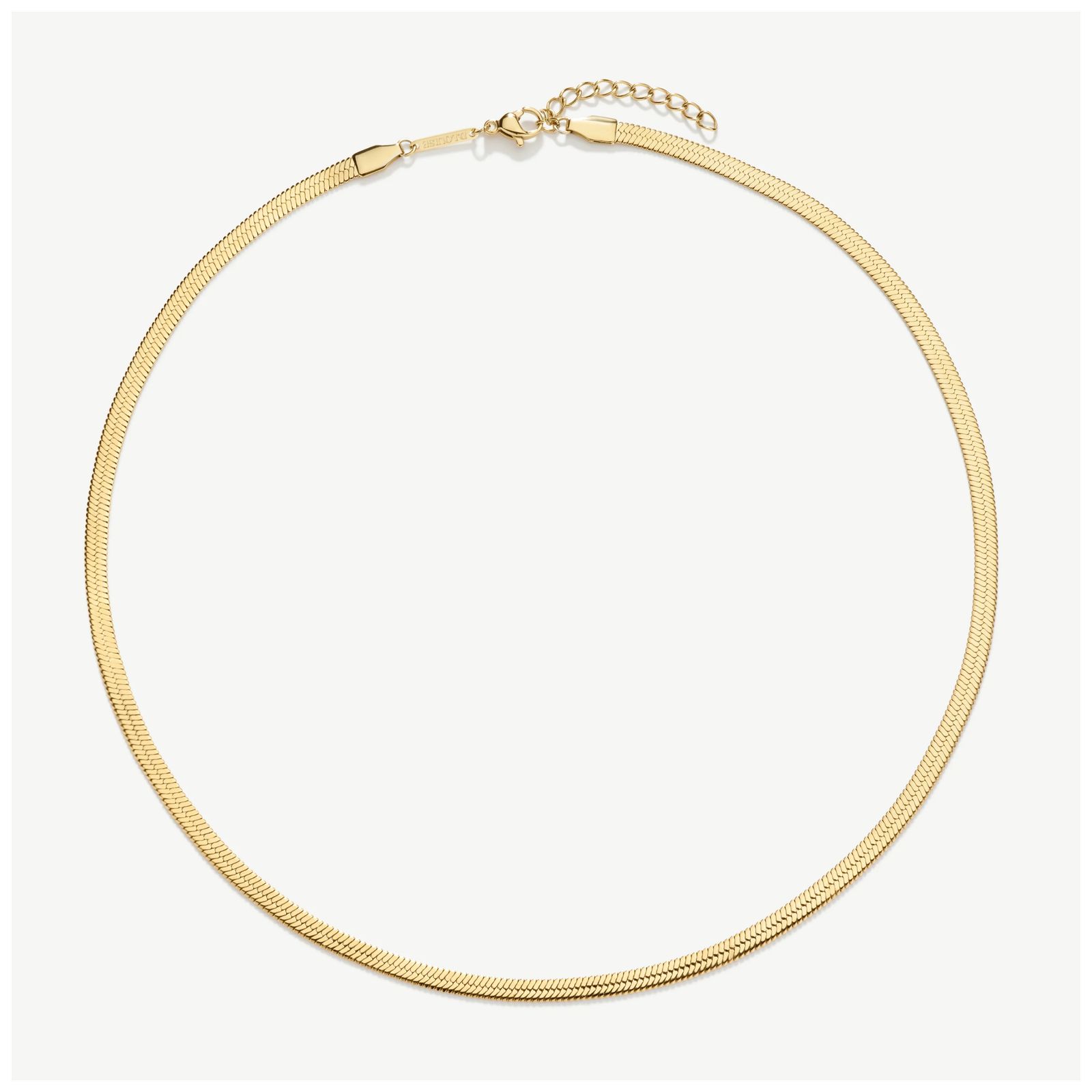 D.LOUISE GN-004 gold tone essentials Snake Chain Necklace Jewellery