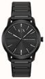 Armani Exchange Three-Hand Quartz (42mm) Black Sunray Dial / Black PVD Stainless Steel Bracelet AX2651