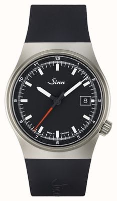 Sinn 544 RS Automatic (38.5mm) Matte Black Dial / Black Silicone Strap 544.011 SILICONE