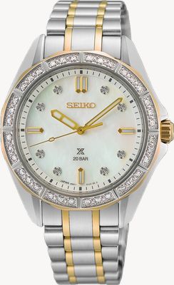 Seiko Prospex Ladies Marine Sports In Diamond-set Mother of Pearl SUR622J1