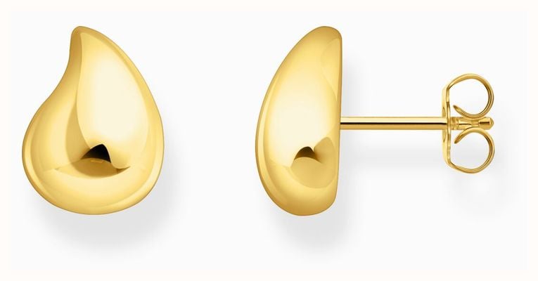 Thomas Sabo Small Organic Shape Gold-Plated Sterling Silver Stud Earrings H2303-413-39