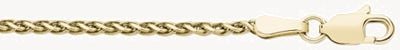 9ct Yellow Gold Solid Diamond-Cut Double Spinga 1.20mm 18" Chain SDSD-120-9Y-18