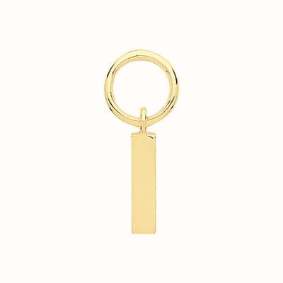 James Moore TH 9ct Yellow Gold Small Bar Earring Charm EPN005