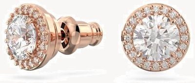 Swarovski Constella | Round cut| Rose Gold | White |  Stud Earrings 5636275