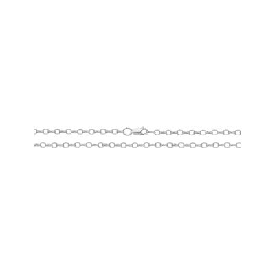 Treasure House G1077/24 Silver Oval Belcher Chain 24 Jewellery