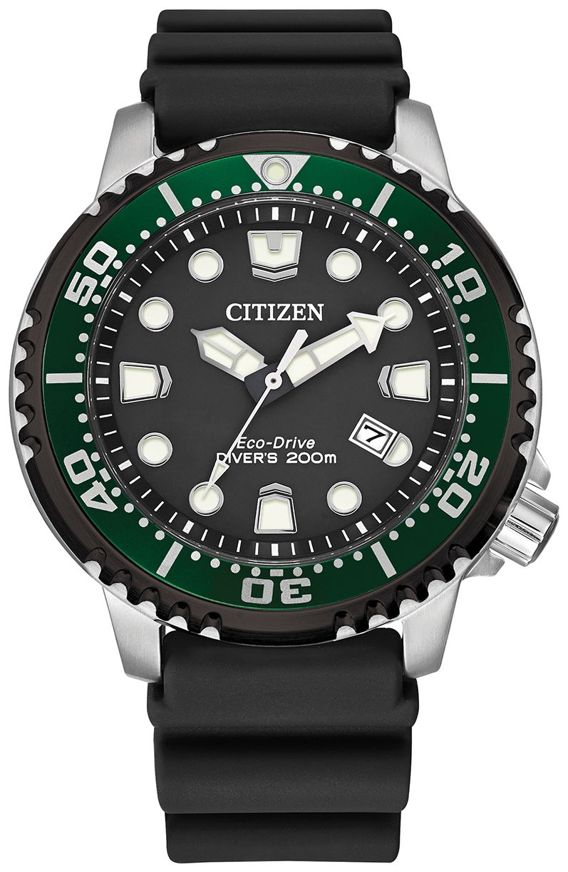 Citizen BN0155-08E Men's Promaster Diver Eco-Drive Green Watch