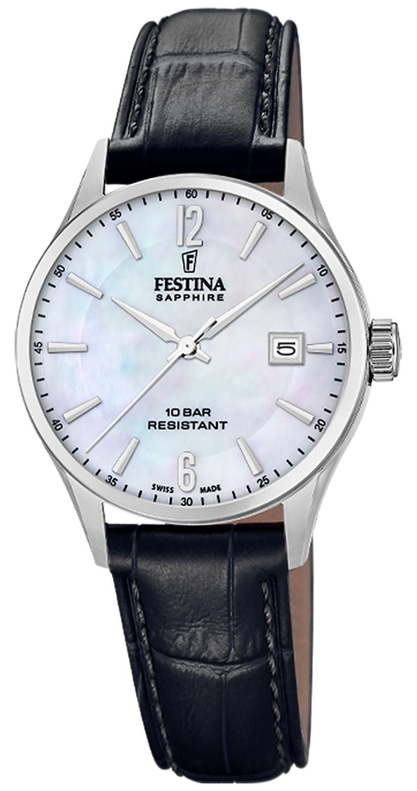 Festina F20009/7 Swiss Made Classic (29mm) Mother-of-Pearl Watch