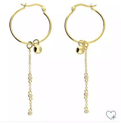 CME Leicester Limited H4922/Y JM Yellow Gold Plated 23mm Jewellery