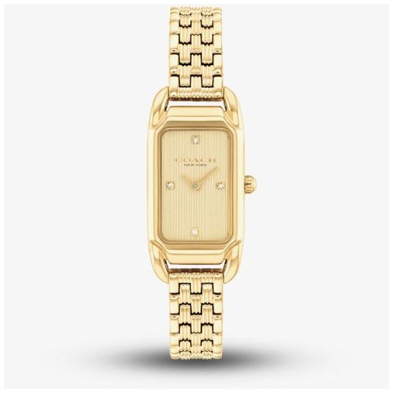 Coach 14504629 Cadie (28.5mm) Gold Dial / Gold PVD Stainless Watch